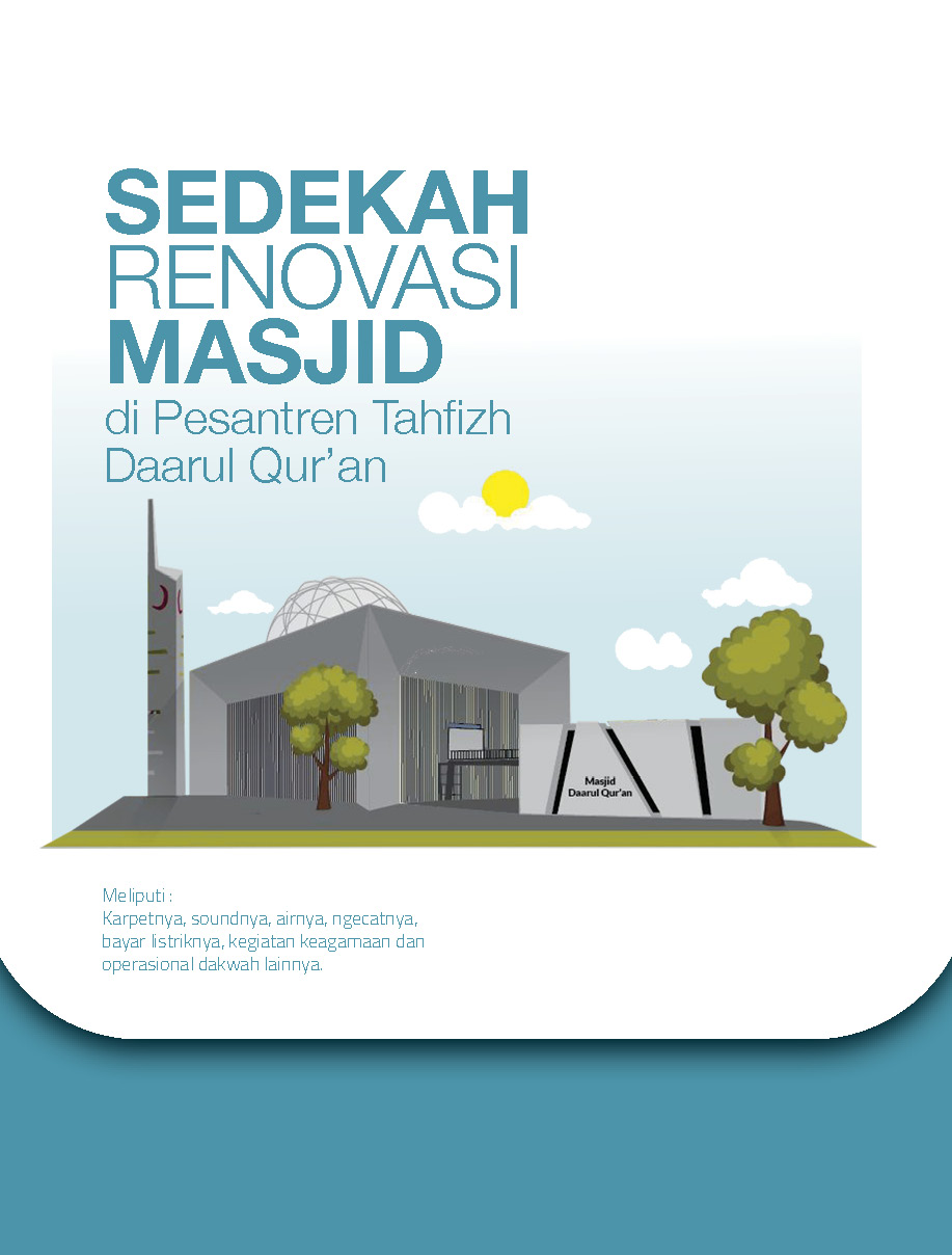 Sedekah Renovasi Masjid di Pesantren Tahfizh Daarul Qur'an